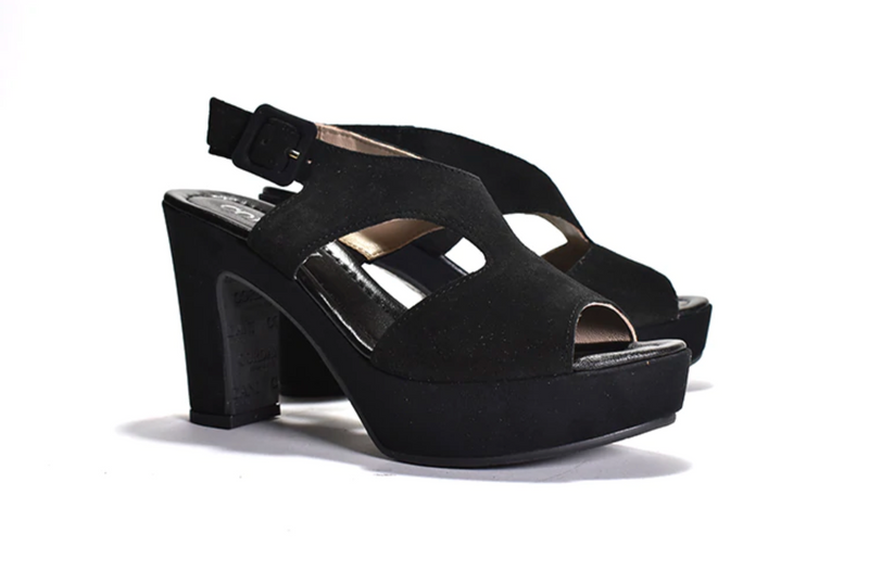 Taylin Suede Slingback | Black