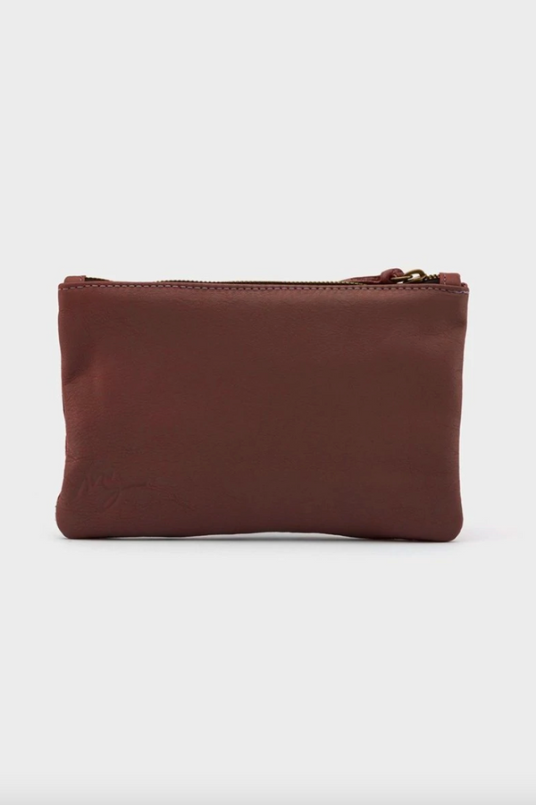 Rebel Mini Clutch | Cognac Stud