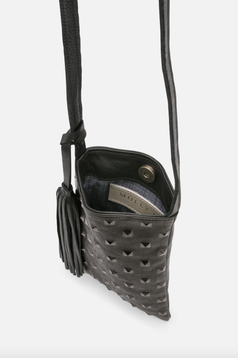 Frankie Crossbody Bag | Black Studs