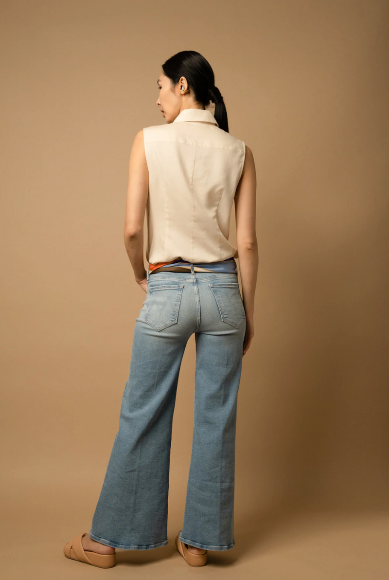 Satin Adverb Shirt | Natural