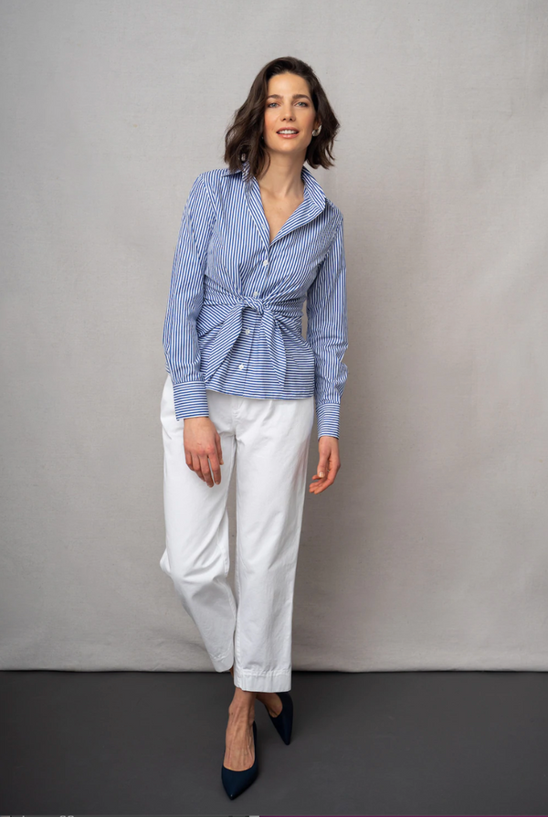 Conjunction Shirt | Blue Stripe
