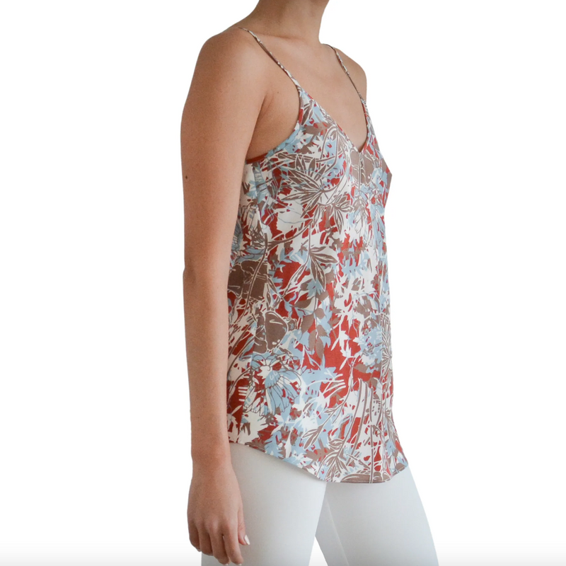 Henrietta Silk Bias Camisole | Floral