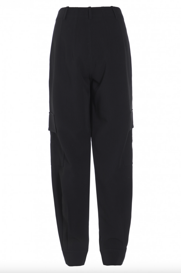 Stretch Gabardine Trouser | Black