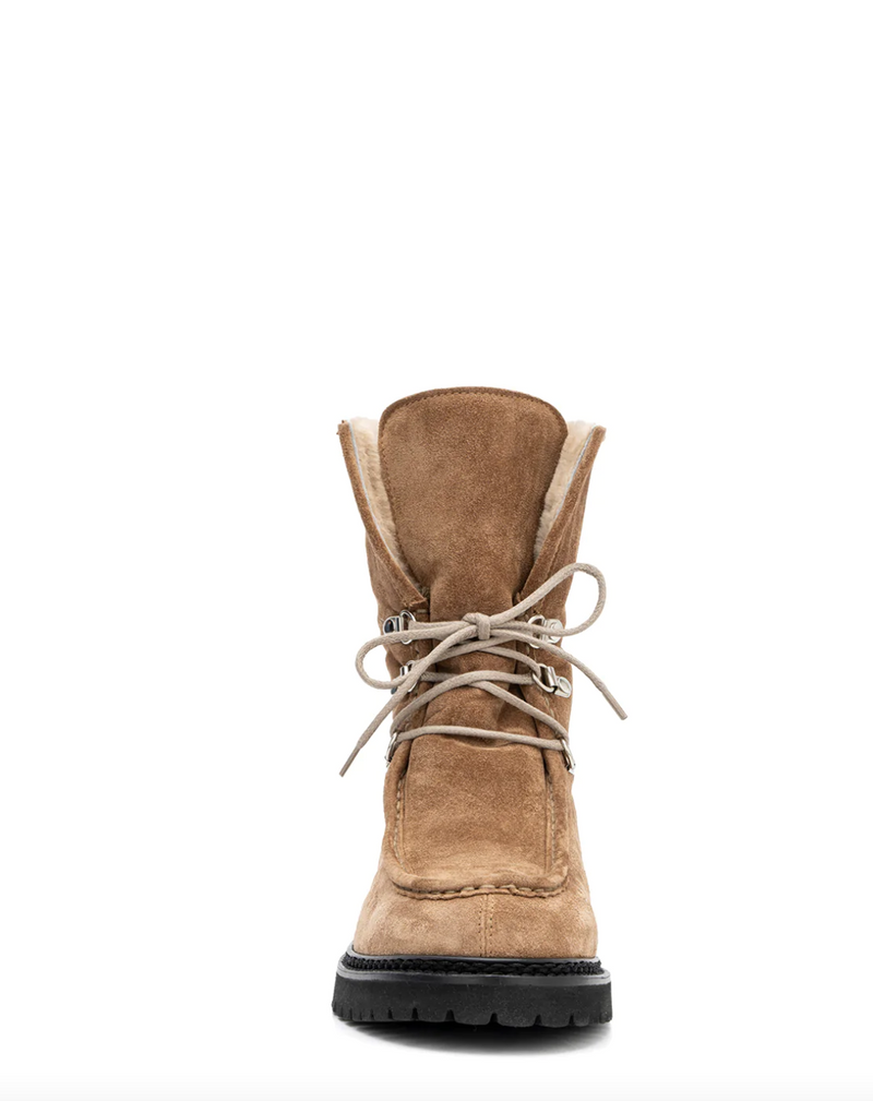 Mita Suede Bootie | Whiskey