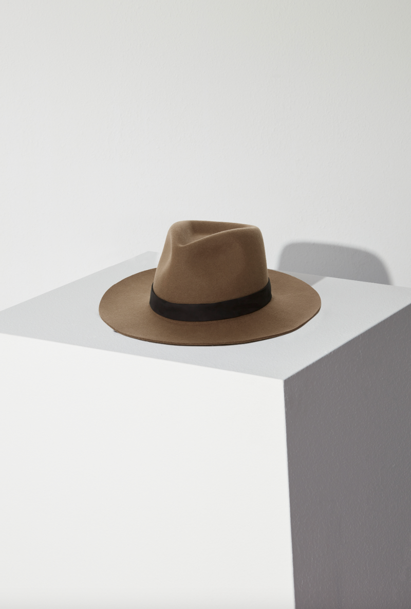 Luca Packable Wool Hat | Camel