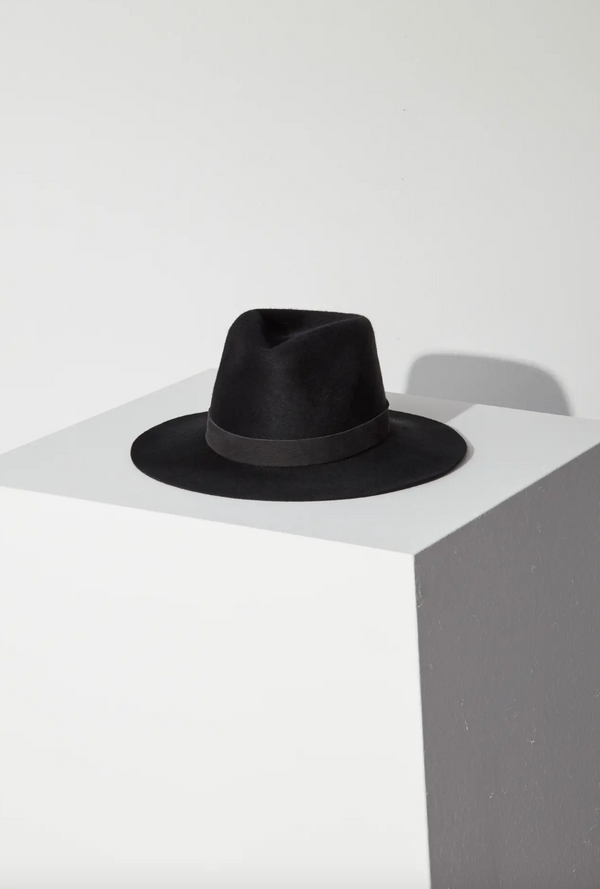 Luca Packable Wool Hat | Black