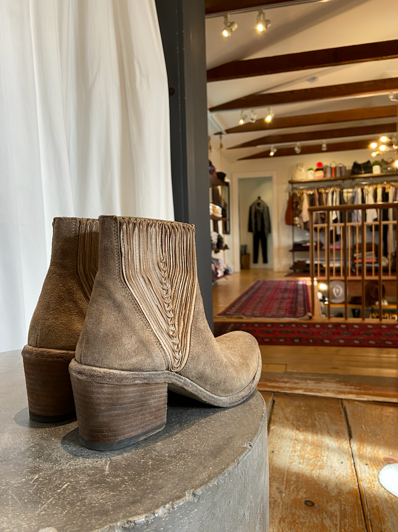 Pat Boot | Saddle Suede