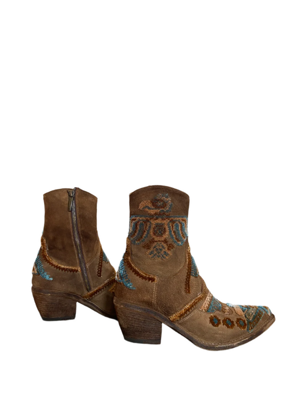 Totem Embroidered Boot | Sughero