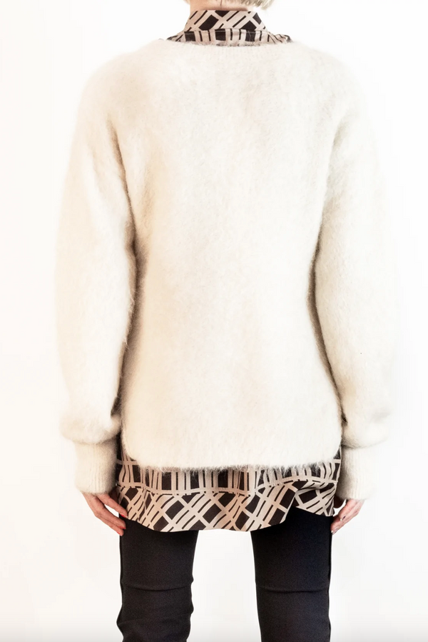 Temecula Alpaca Crew Neck | Mushroom