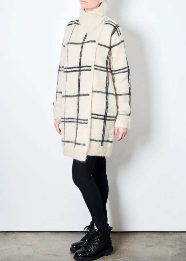 Tennessee Midi Cardigan | Mushroom