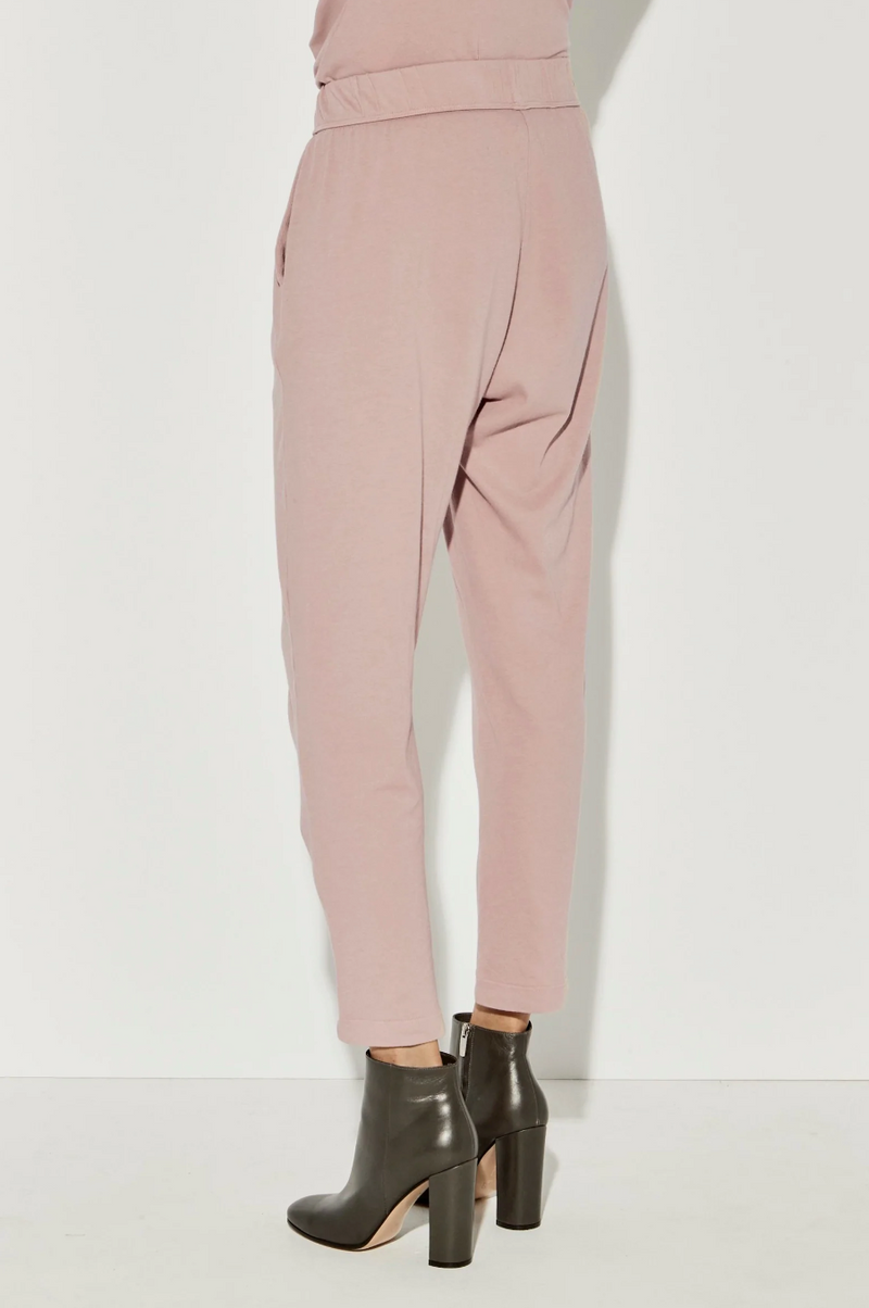 Petal Pink Classic Jersey Easy Pant
