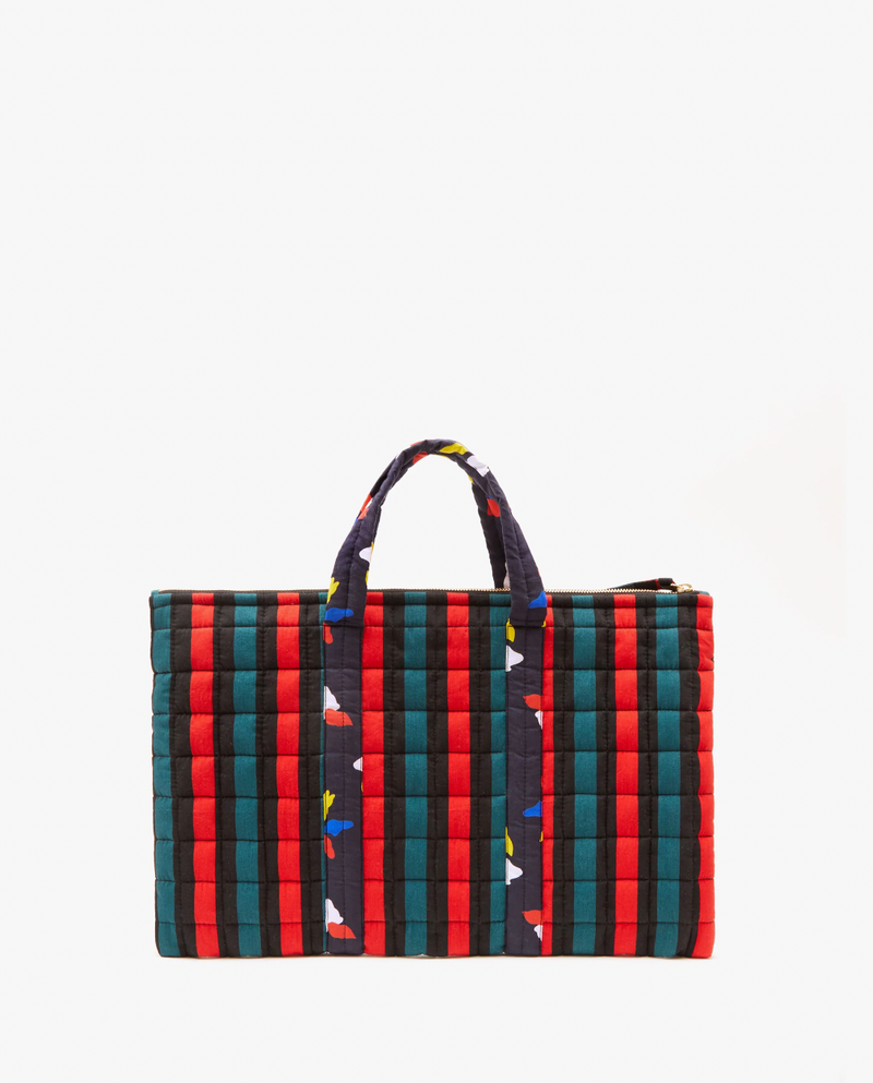 Laptop Case | Black Poppy Checker