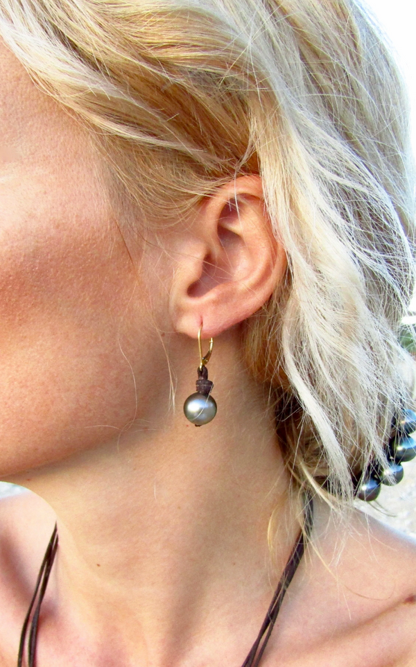 Tahitian Drop Pearl Earring