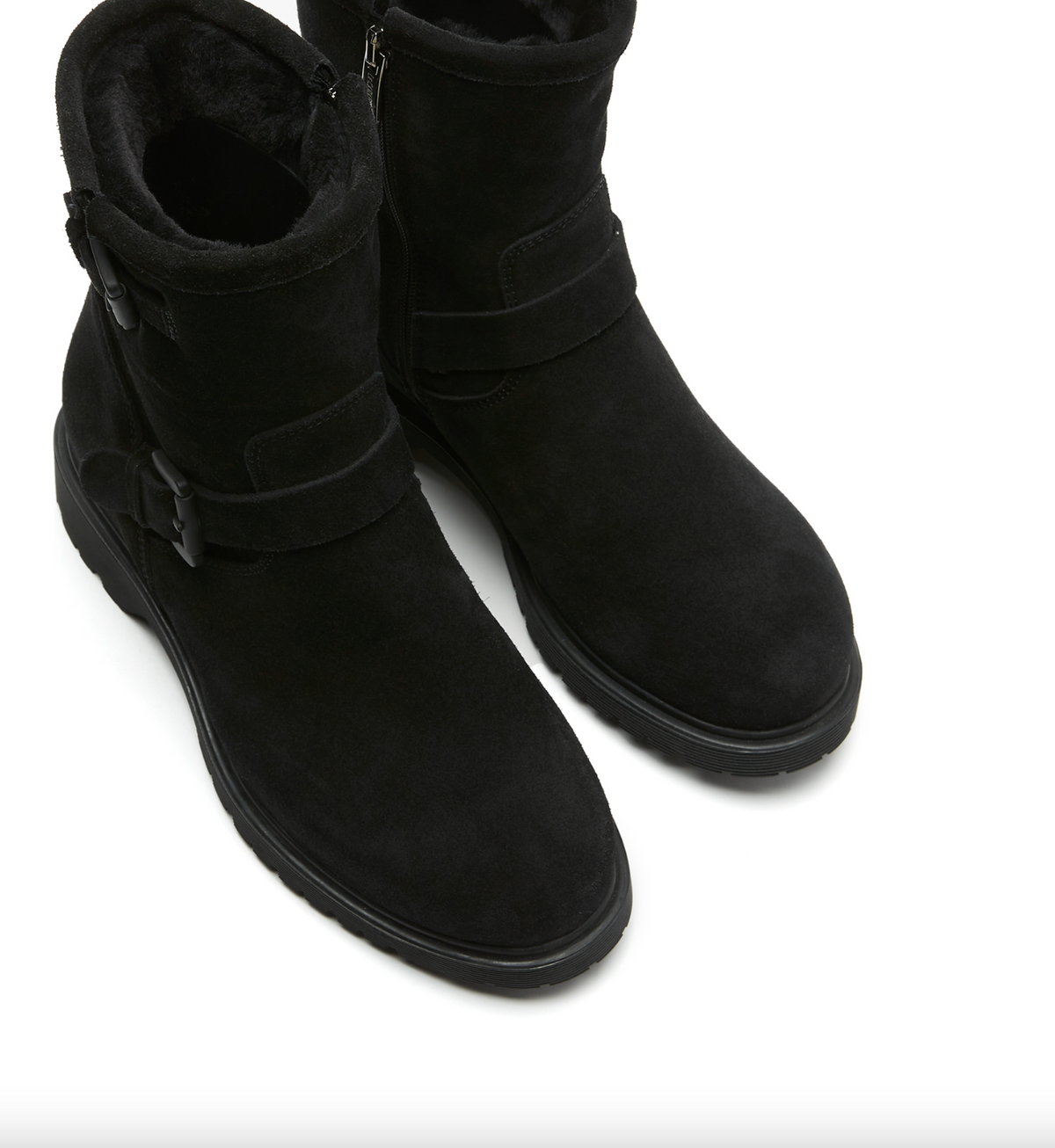Hanna Shearling Lined Boot Black Well Heeled