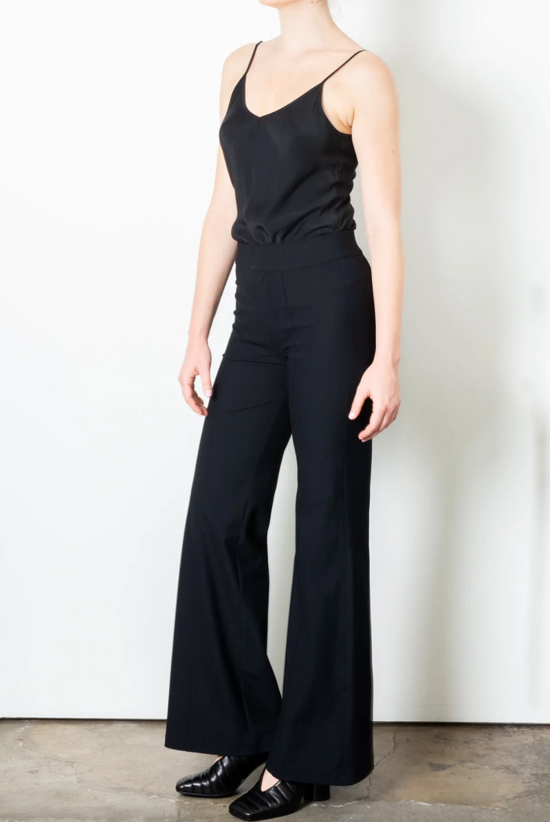 Ruthie Tech Stretch Wide Leg Pant | Black