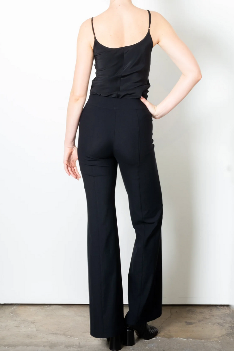 Ruthie Tech Stretch Wide Leg Pant | Black