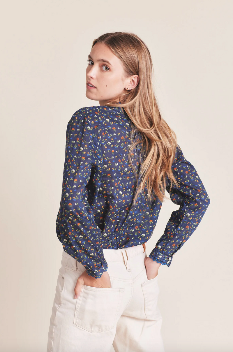 Finley Pintuck Blouse | Riverbed