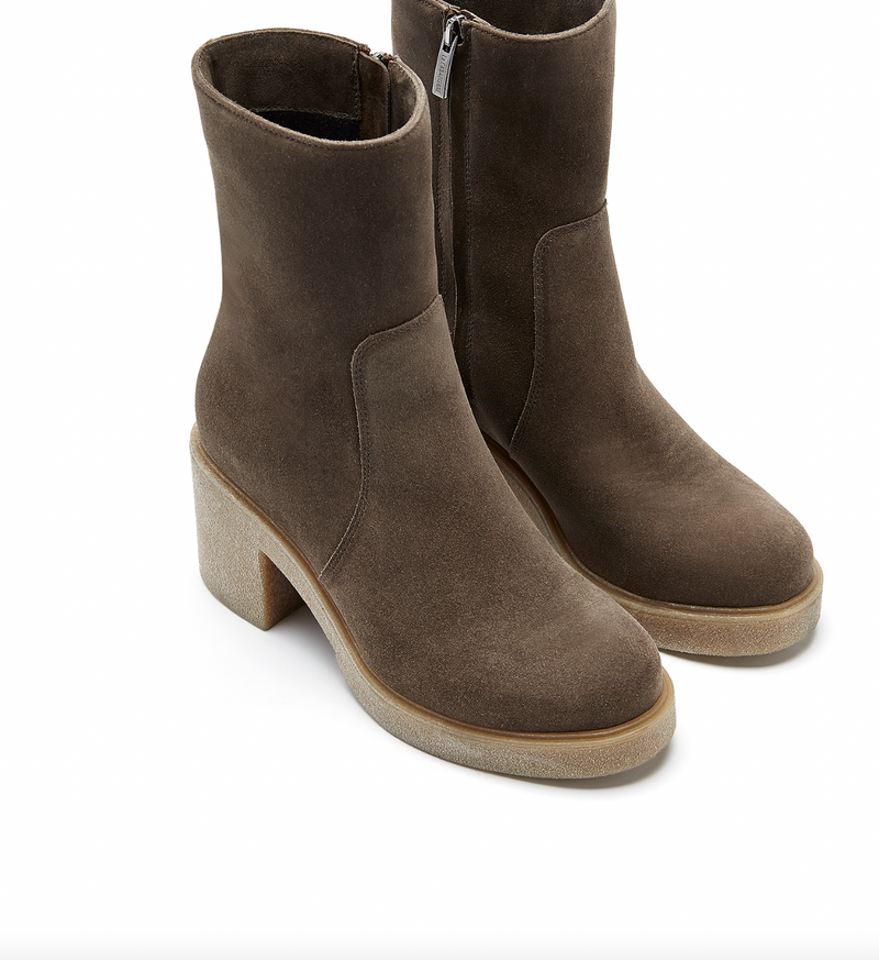 Zed Suede Bootie | Stone Oiled