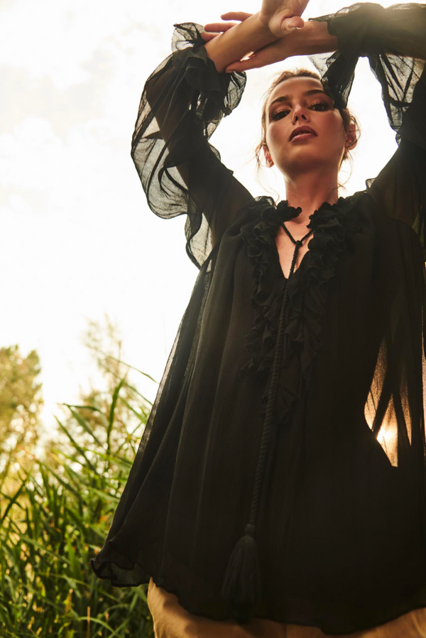 Charlotte Blouse in Black