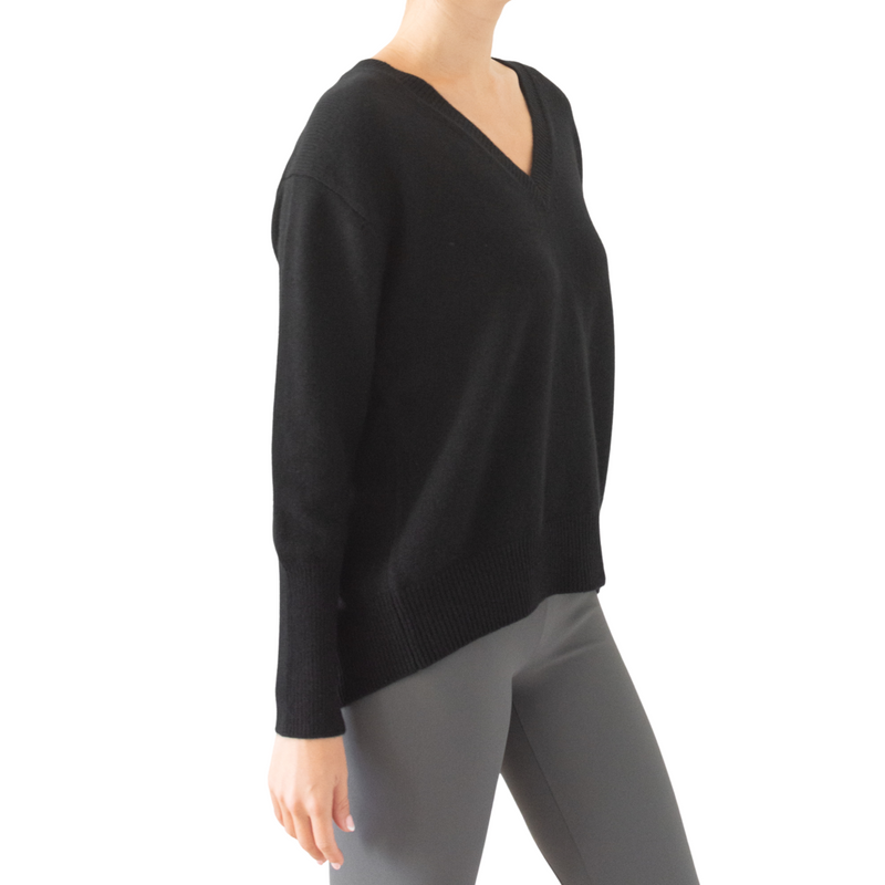 Septon Cashmere Sweater | Black