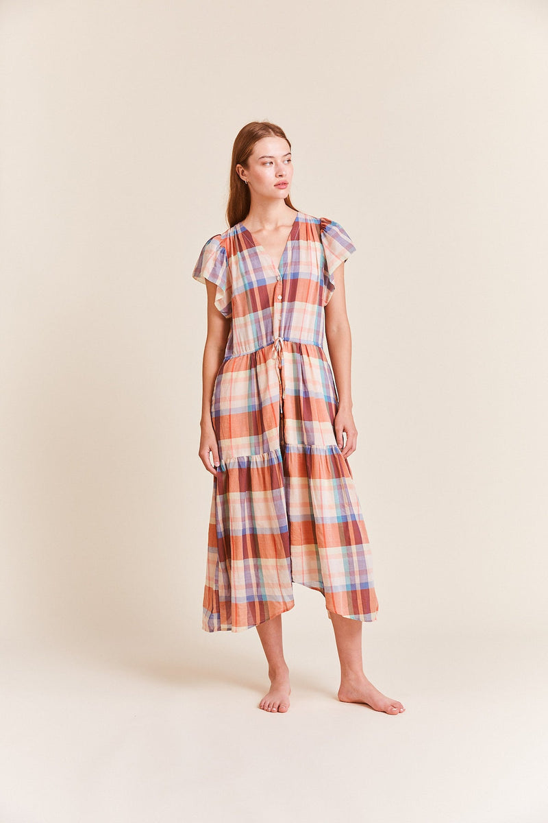 Kristi Dress | Market Plaid