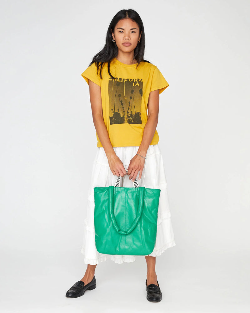 Travailler Magazine Tote | Green