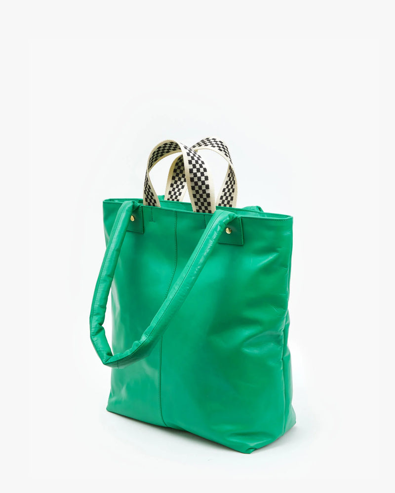 Travailler Magazine Tote in Green Nouvelle Look by Clare V