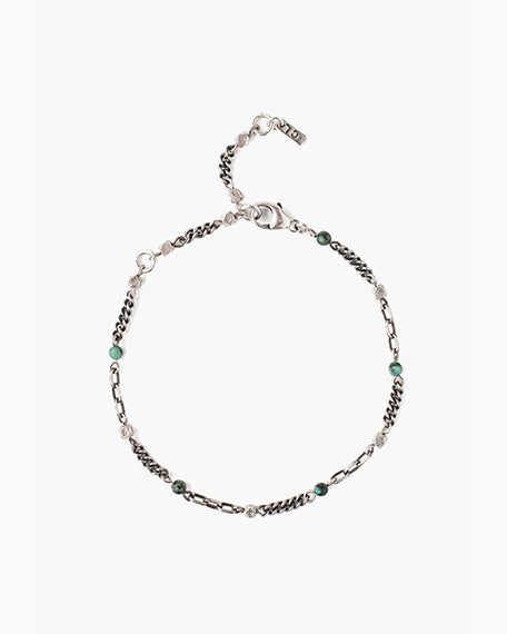 Sterling Silver Adjustable Bracelet | African Turquoise
