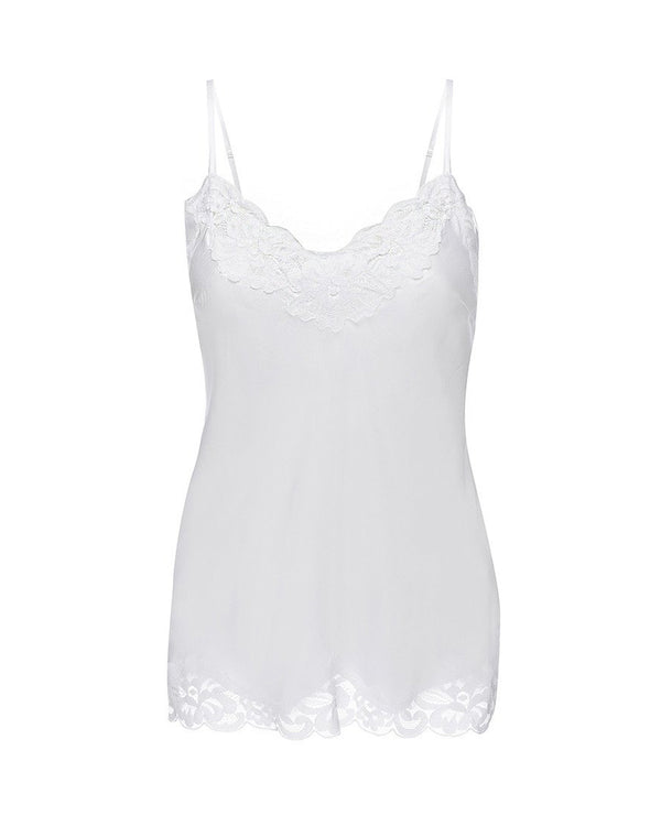 Solid Silk Camisole | White