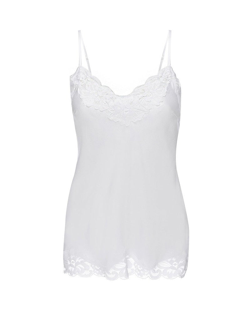 Solid Silk Camisole | White