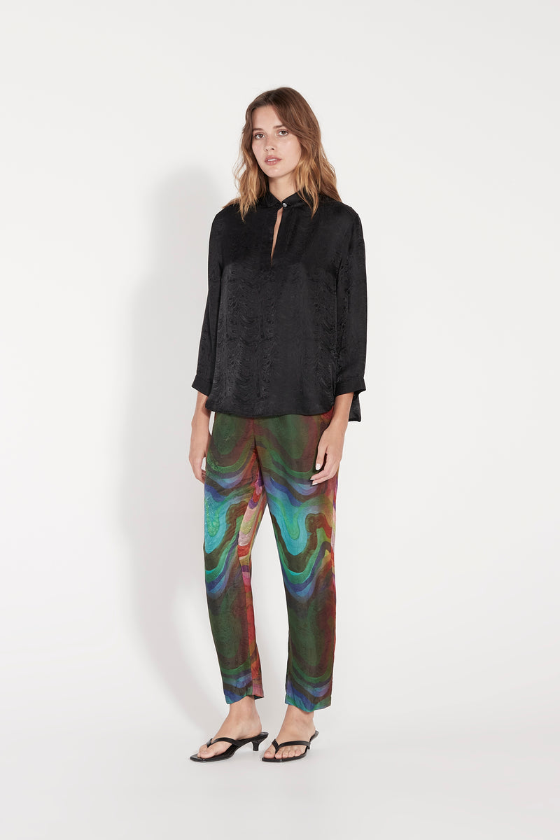 Black Silk Lita Henley