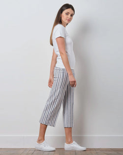 Alex Coastal Stripe Crop Flare