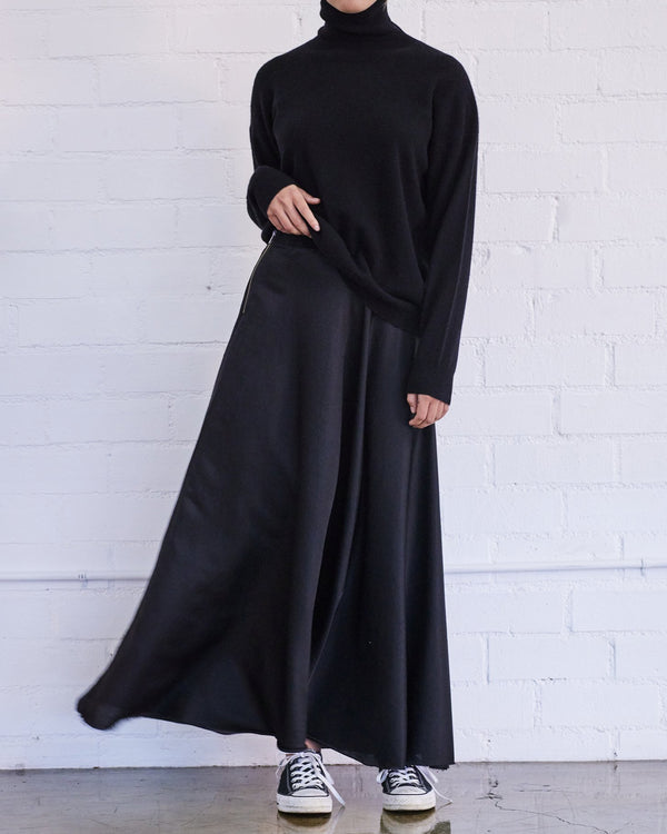 Alice Long Skirt | Black