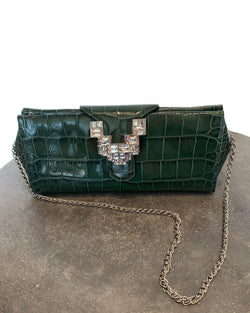 Anthea Crystal Forest Clutch