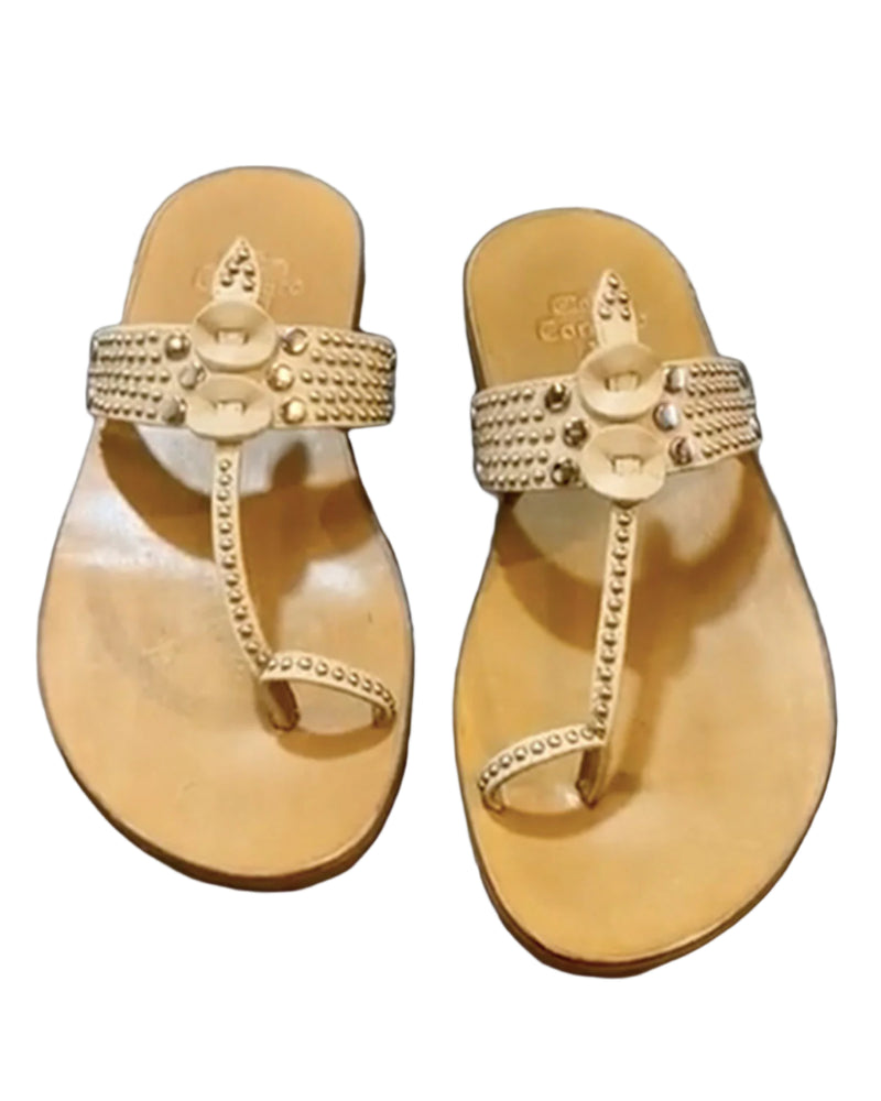 Karma Sandal | Beige New Look