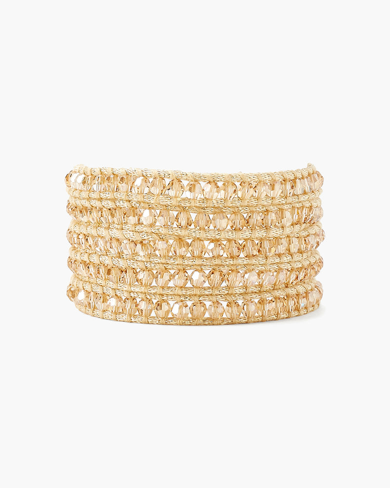 Golden Shadow Wrap Bracelet