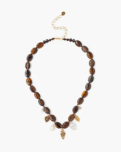 Beaded Necklace | Bronzite