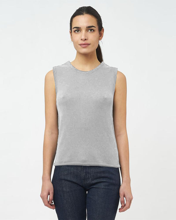 Cashmere Crew Tank | Brume Chine