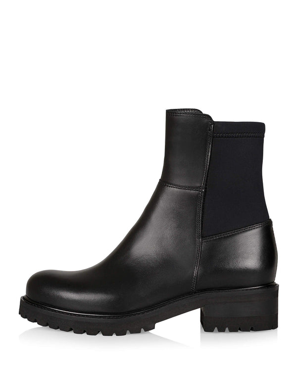 Callista Leather Bootie | Black