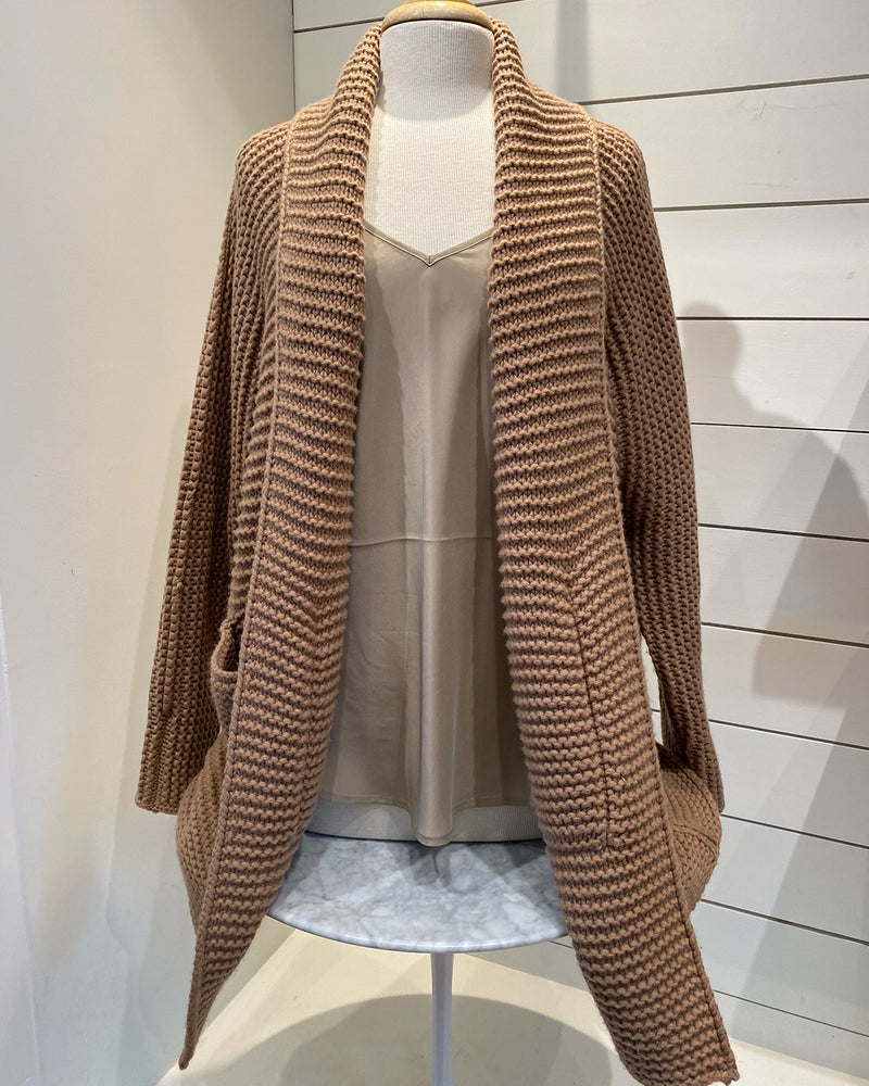 Cappotto Links Cardigan | Camel
