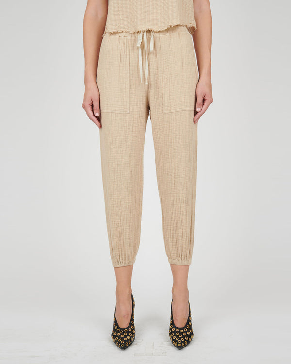 Champagne Gauze Tracker Pant