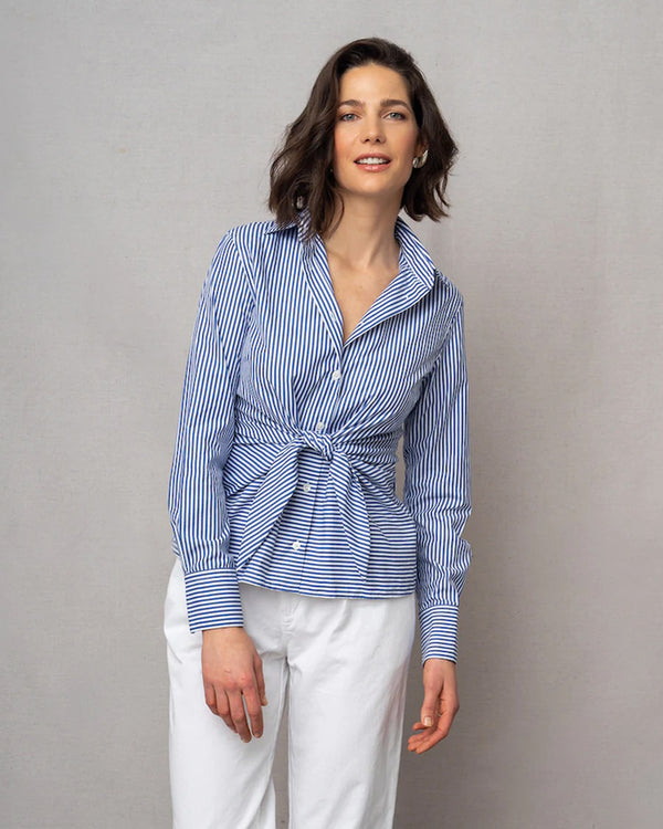 Conjunction Shirt | Blue Stripe
