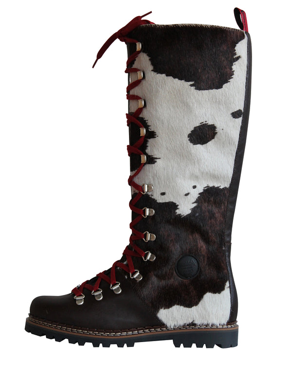 Cortina Tall Brown Cowhide Boot