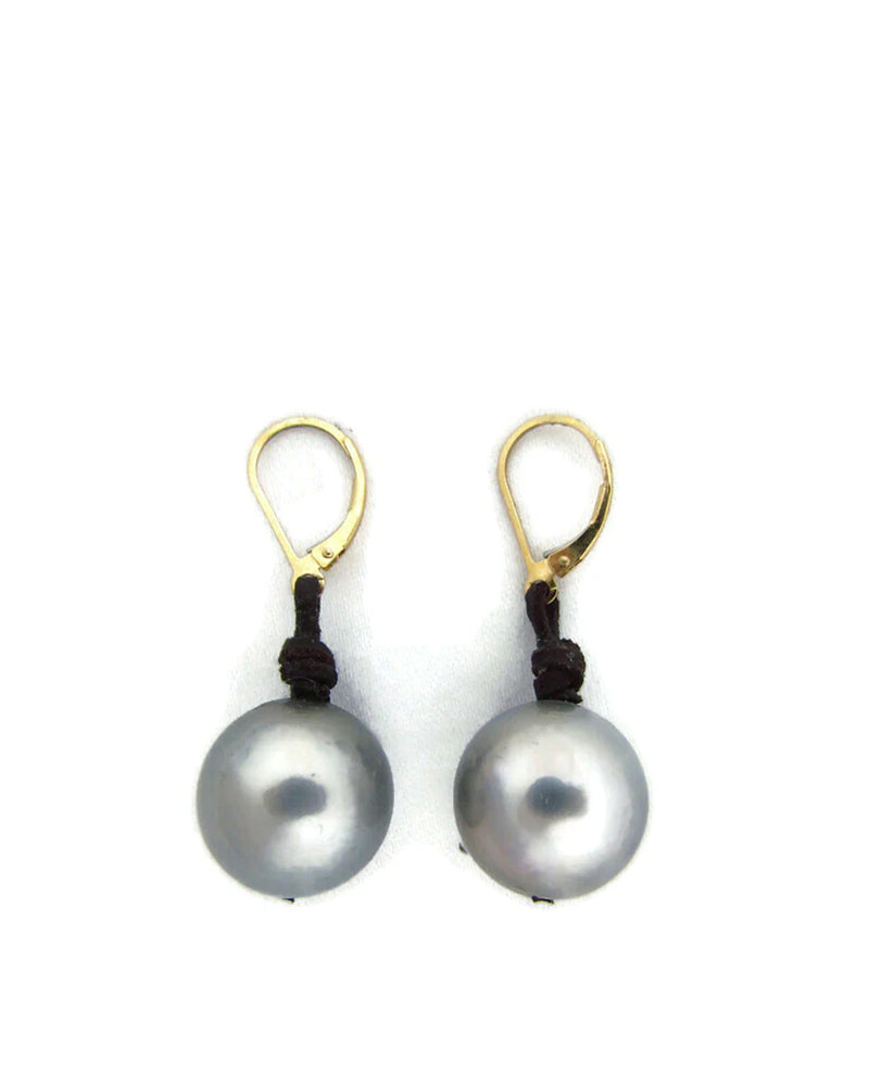 Deluxe Tahitian Drop Pearl Earring