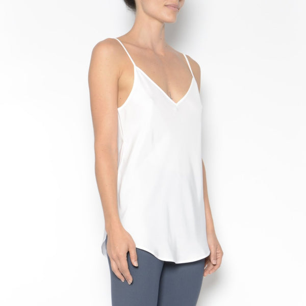 Henrietta Silk Camisole | White