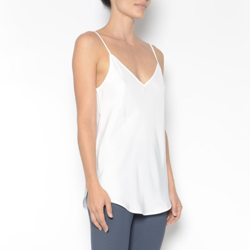 Women Melanie Shell Embellished Cami - White