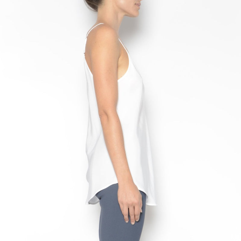 Henrietta Silk Camisole | White