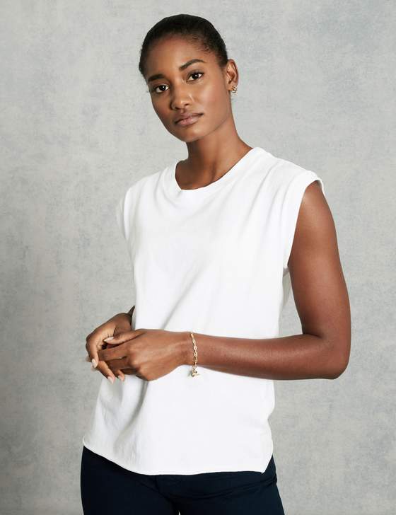 Aiden Vintage Muscle Tee | White