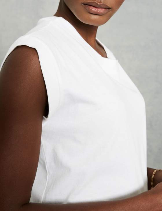 Aiden Vintage Muscle Tee | White