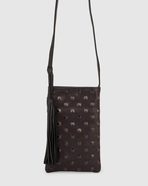 Frankie Crossbody Bag | Black Studs